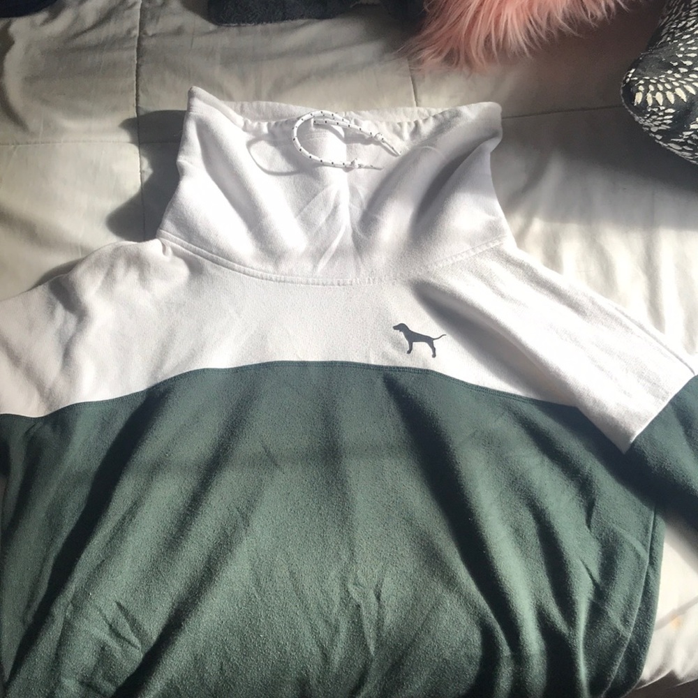 Pink Swoop neck Sweatshirt